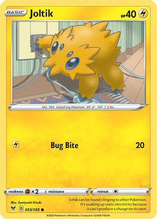 Image of Joltik 055/185  - Reverse Holofoil SWSH04 Vivid Voltage - Common