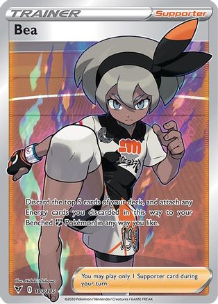 Image of Bea (Full Art) 180/185  - Holofoil SWSH04 Vivid Voltage - Ultra Rare