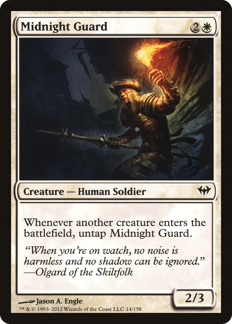 Image of Midnight Guard (DKA-014) - Dark Ascension Foil