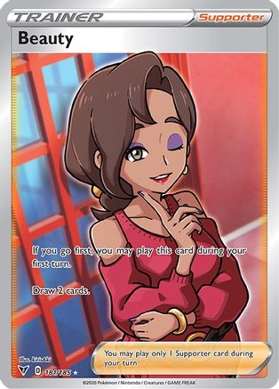 Image of Beauty (Full Art) 181/185  - Holofoil SWSH04 Vivid Voltage - Ultra Rare