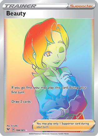 Image of Beauty (Secret) 194/185  - Holofoil SWSH04 Vivid Voltage - Secret Rare