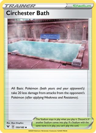 Image of Circhester Bath 150/185  SWSH04 Vivid Voltage - Uncommon