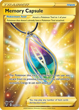 Image of Memory Capsule (Secret) 202/185  - Holofoil SWSH04 Vivid Voltage - Secret Rare