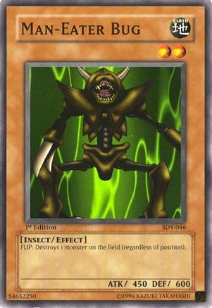 Image of Man-Eater Bug (SDY-046) - Starter Deck: Yugi 1st Edition