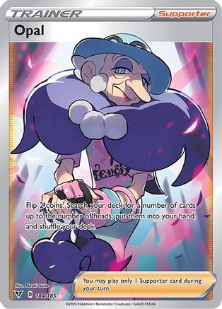 Image of Opal (Full Art) 184/185  - Holofoil SWSH04 Vivid Voltage - Ultra Rare