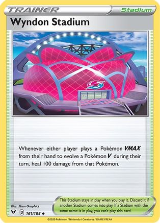 Image of Wyndon Stadium 161/185  - Reverse Holofoil SWSH04 Vivid Voltage - Uncommon