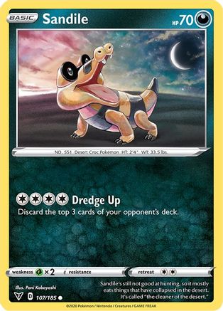 Image of Sandile 107/185  SWSH04 Vivid Voltage - Common