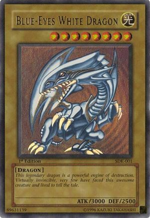 Image of Blue-Eyes White Dragon (SDK-001) - Starter Deck: Kaiba Unlimited