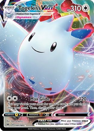 Image of Togekiss VMAX 141/185  - Holofoil SWSH04 Vivid Voltage - Ultra Rare