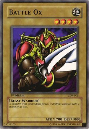 Image of Battle Ox (SDK-005) - Starter Deck: Kaiba Unlimited