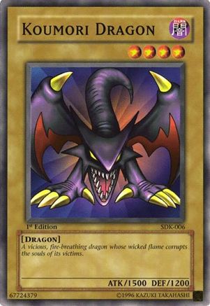 Image of Koumori Dragon (SDK-006) - Starter Deck: Kaiba 1st Edition