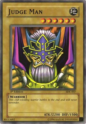 Image of Judge Man (SDK-007) - Starter Deck: Kaiba 1st Edition