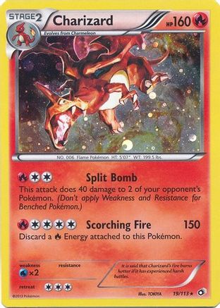 Image of Charizard 019/113  - Holofoil Miscellaneous Cards & Products - Promo