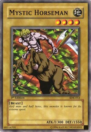 Image of Mystic Horseman (SDK-012) - Starter Deck: Kaiba Unlimited