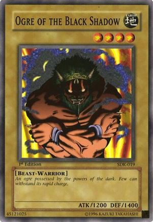 Image of Ogre of the Black Shadow (SDK-019) - Starter Deck: Kaiba Unlimited