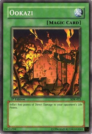 Image of Ookazi (SDK-023) - Starter Deck: Kaiba 1st Edition
