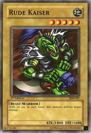 Image of Rude Kaiser (SDK-027) - Starter Deck: Kaiba Unlimited