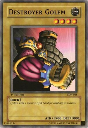 Image of Destroyer Golem (SDK-028) - Starter Deck: Kaiba Unlimited