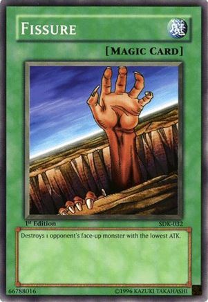 Image of Fissure (SDK-032) - Starter Deck: Kaiba 1st Edition