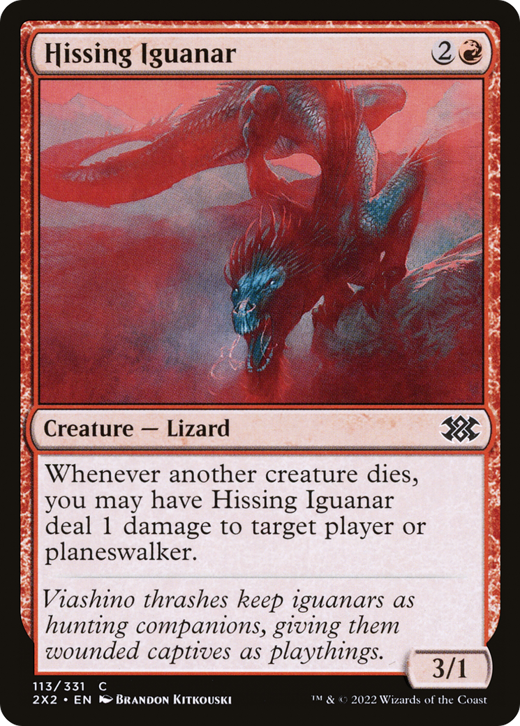 Image of Hissing Iguanar (2X2-113) - Double Masters 2022