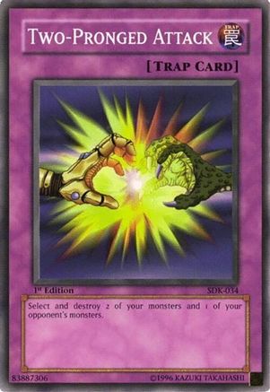 Image of Two-Pronged Attack (SDK-034) - Starter Deck: Kaiba Unlimited