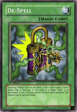 Image of De-Spell (SDK-035) - Starter Deck: Kaiba Unlimited