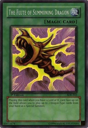 Image of The Flute of Summoning Dragon (SDK-042) - Starter Deck: Kaiba Unlimited