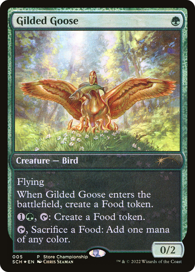 Image of Gilded Goose (GAME-005) - Store Championships Foil