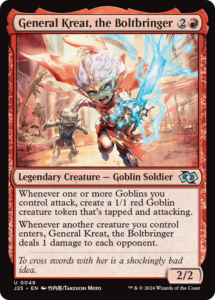 Image of General Kreat, the Boltbringer (Anime) (J25-048) - Foundations Jumpstart