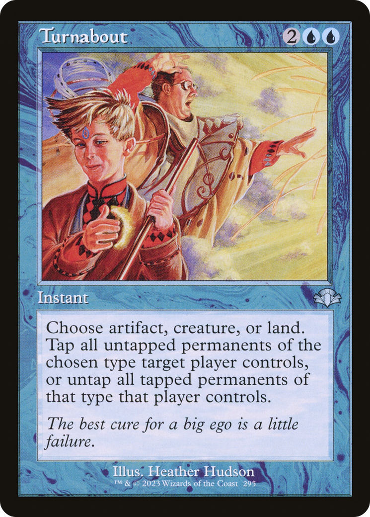 Image of Turnabout (Retro Frame) (DMR-295) - Dominaria Remastered Foil