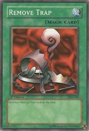 Image of Remove Trap (SDK-048) - Starter Deck: Kaiba 1st Edition