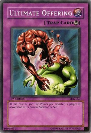 Image of Ultimate Offering (SDK-050) - Starter Deck: Kaiba 1st Edition