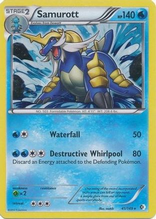 Image of Samurott 041/149  - Holofoil Blister Exclusives - Promo
