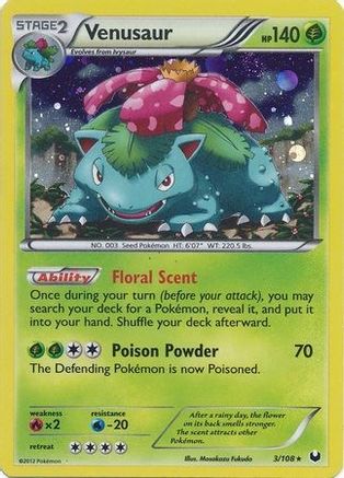 Image of Venusaur 003/108  - Holofoil Blister Exclusives - Promo