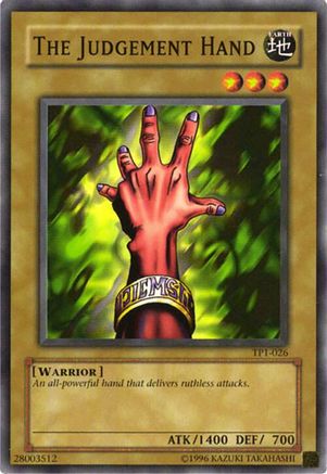 Image of The Judgement Hand (TP1-026) - Tournament Pack 1 Unlimited