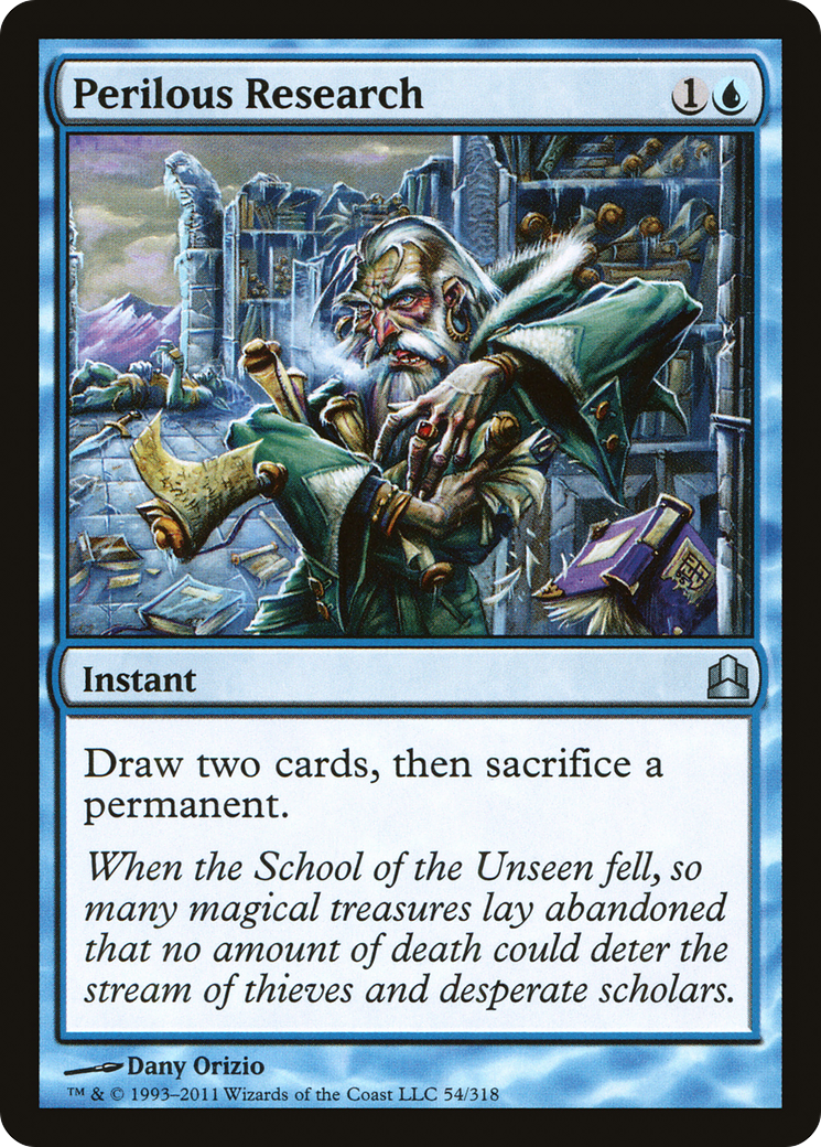 Image of Perilous Research (CMD-054) - Commander 2011