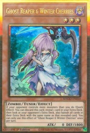 Image of Ghost Reaper & Winter Cherries (MAGO-EN010) - Maximum Gold 1st Edition
