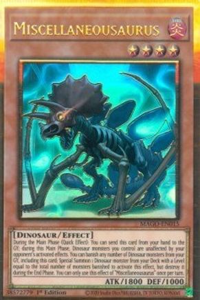 Image of Miscellaneousaurus (MAGO-EN015) - Maximum Gold 1st Edition