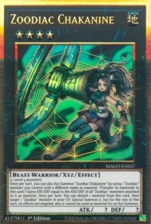 Image of Zoodiac Chakanine (MAGO-EN037) - Maximum Gold 1st Edition