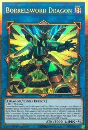Image of Borrelsword Dragon (Alternate Art) (MAGO-EN039) - Maximum Gold 1st Edition