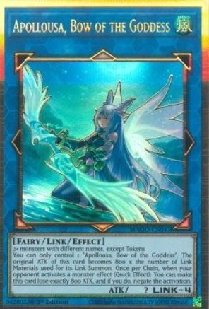 Image of Apollousa, Bow of the Goddess (Alternate Art) (MAGO-EN041) - Maximum Gold 1st Edition