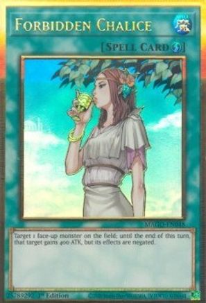 Image of Forbidden Chalice (MAGO-EN048) - Maximum Gold 1st Edition