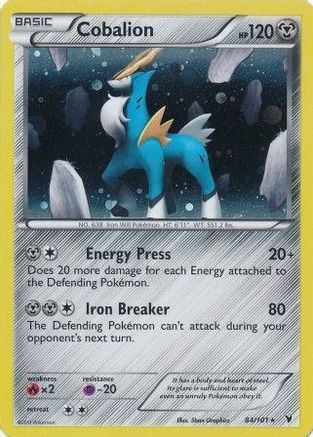 Image of Cobalion 084/101  - Holofoil Blister Exclusives - Promo