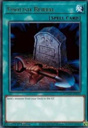 Image of Foolish Burial (MAGO-EN053) - Maximum Gold 1st Edition