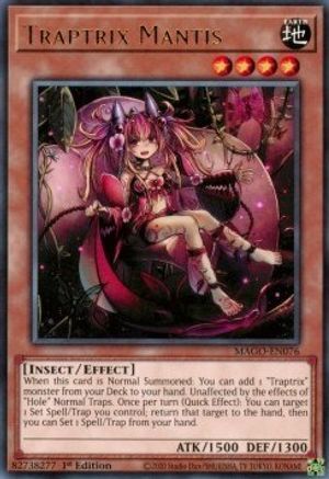 Image of Traptrix Mantis (MAGO-EN076) - Maximum Gold 1st Edition