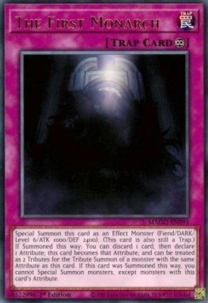 Image of The First Monarch (MAGO-EN091) - Maximum Gold 1st Edition