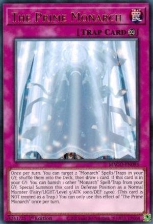 Image of The Prime Monarch (MAGO-EN093) - Maximum Gold 1st Edition