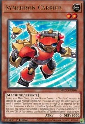 Image of Synchron Carrier (MAGO-EN094) - Maximum Gold 1st Edition
