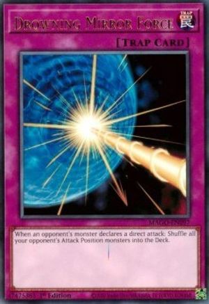 Image of Drowning Mirror Force (MAGO-EN097) - Maximum Gold 1st Edition