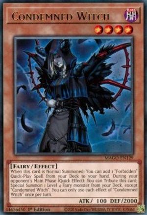 Image of Condemned Witch (MAGO-EN129) - Maximum Gold 1st Edition